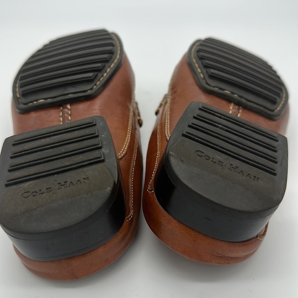 Cole Haan Country Womens Mules Slides Driving Mocs Sz 6B Saddle Leather - Picture 10 of 12